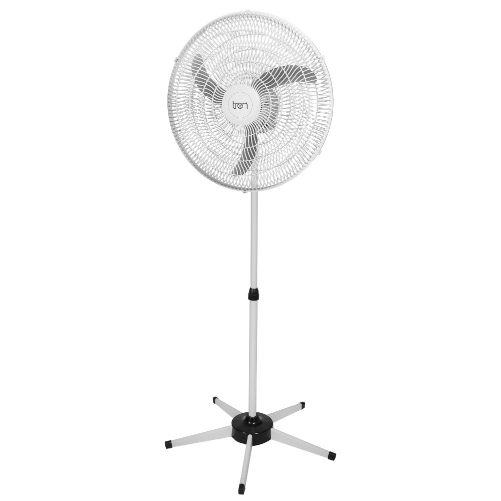 Ventilador Pedestal Oscilante 60 cm PP 110V Branco