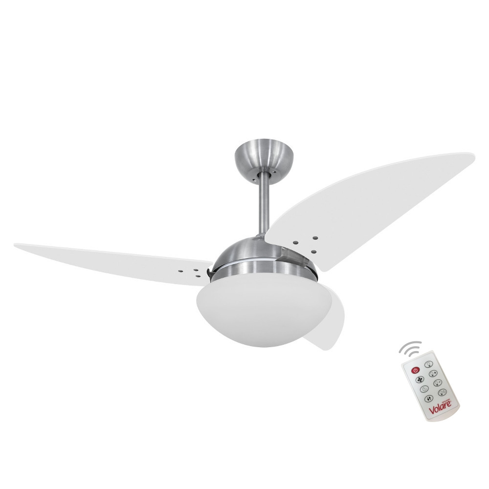 Ventilador Clear Branco 127V e Controle Remoto