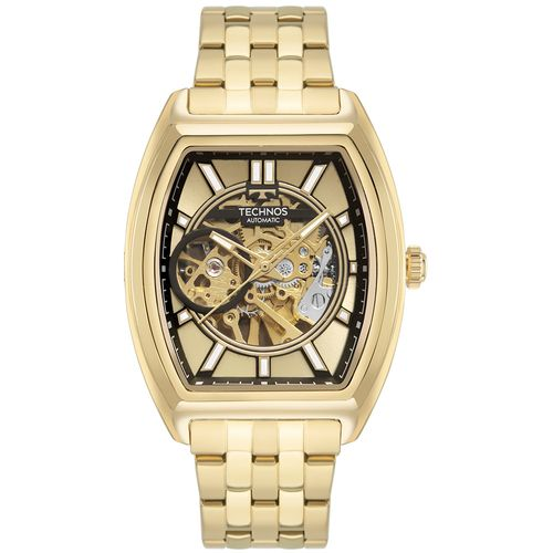 Relógio Technos Masculino Automatico Dourado - G3265AC/1D G3265AC/1D