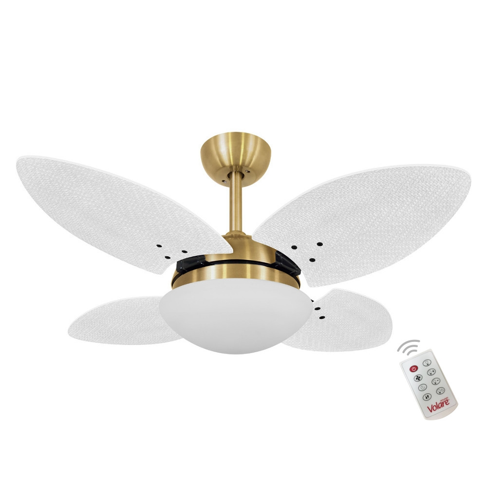 Ventilador Lil Prince Premium Branco 220V e Controle Remoto