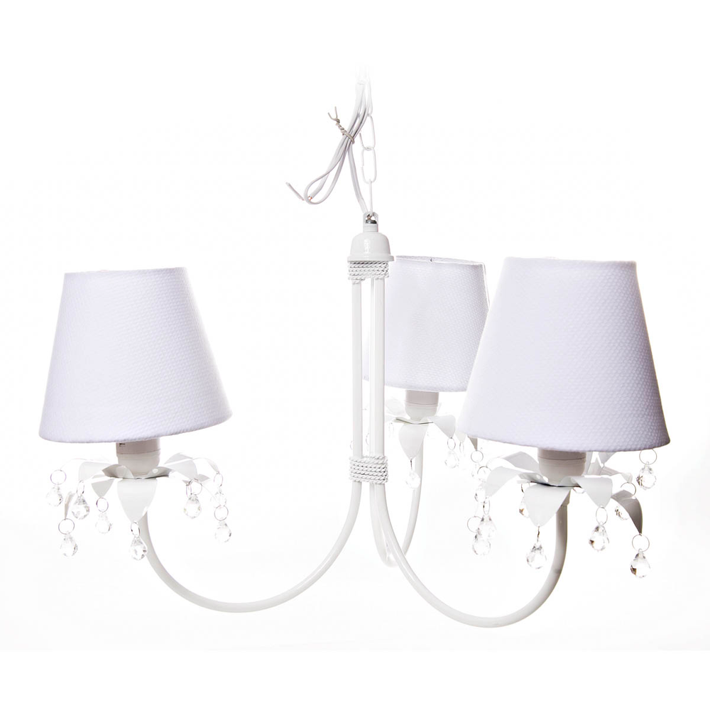 Lustre 3L Primavera Transparente Quarto Bebê Infantil Menina Menino