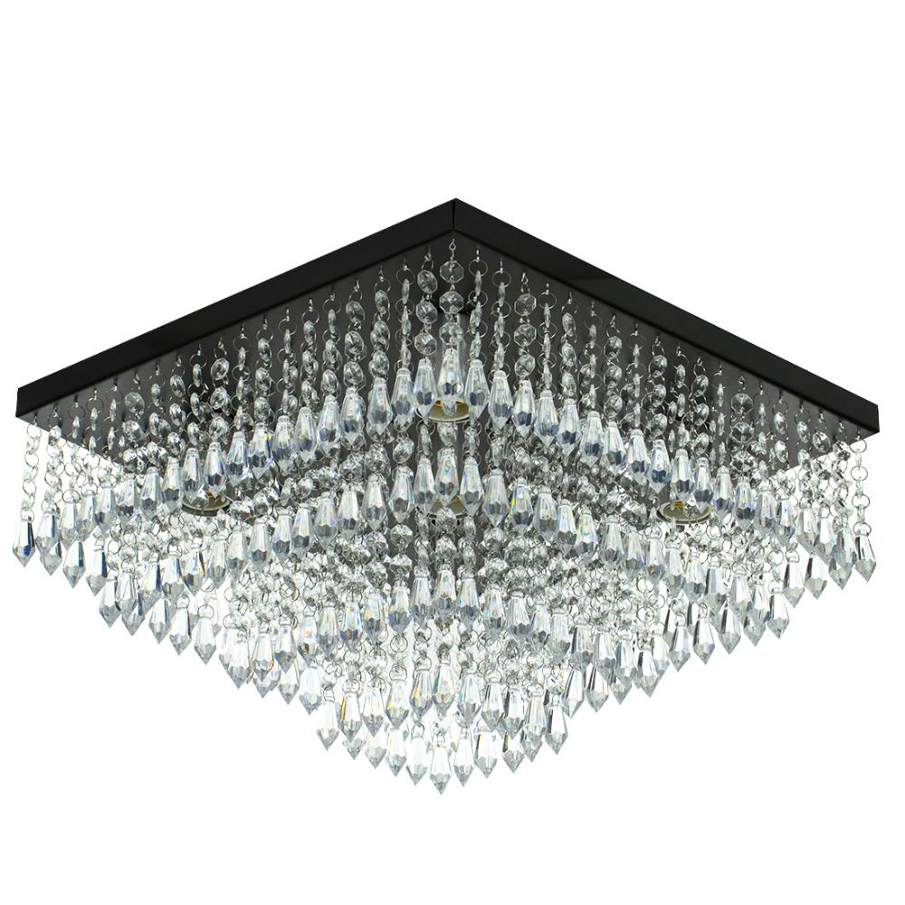 Lustre De Cristal Acrilico Dreamcrillic 40x40 Preto