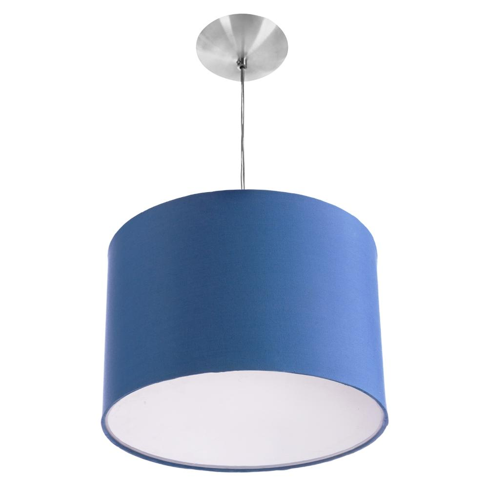 Lustre Cupula Pendente Dome 30x20cm Magnífico Azul