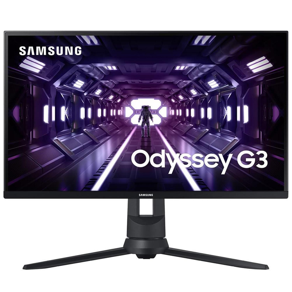 Monitor Gamer Samsung Odyssey Fhd Hz Ms Hdmi Dp Vga Freesync Preto Serie G Com