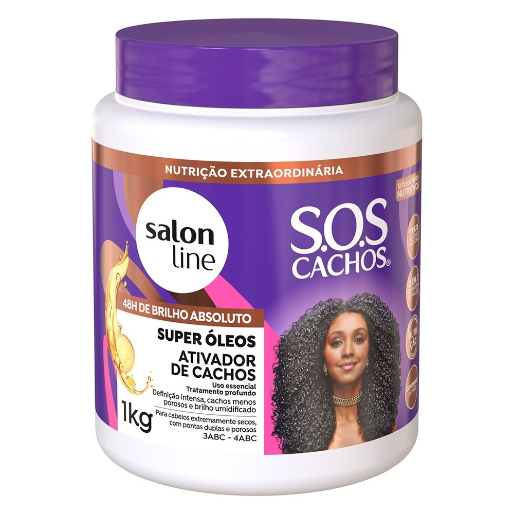 Creme Ativador de Cachos Salon Line S.O.S. Nutritivo 1kg