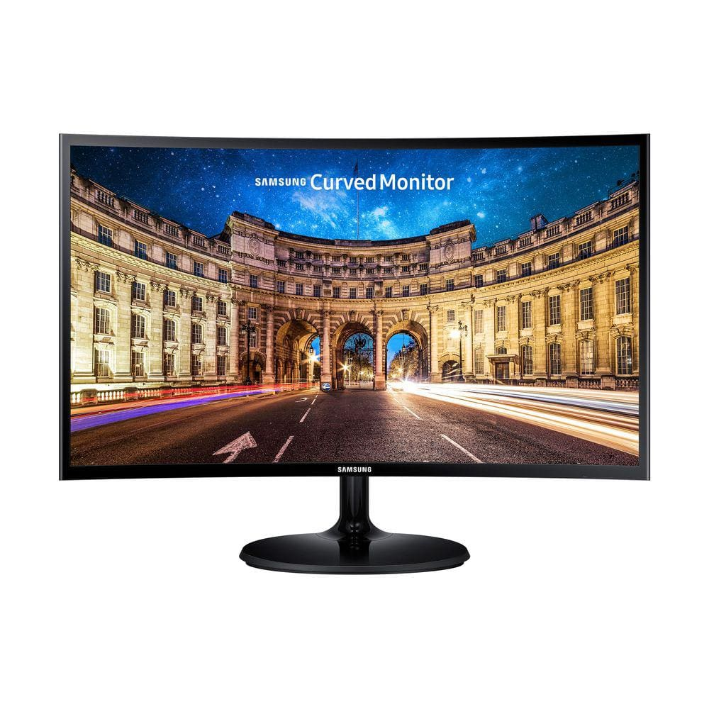 Monitor Curvo Samsung 27 FHD, HDMI, VGA, FreeSync, Preto, Série CF390