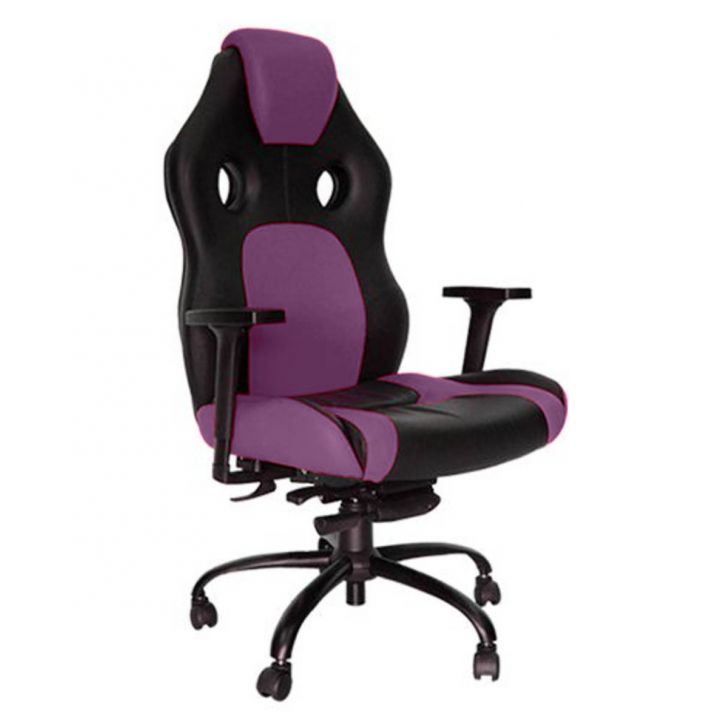 Cadeira Gamer para Escritório Linha Gamer Racing Cor Roxo