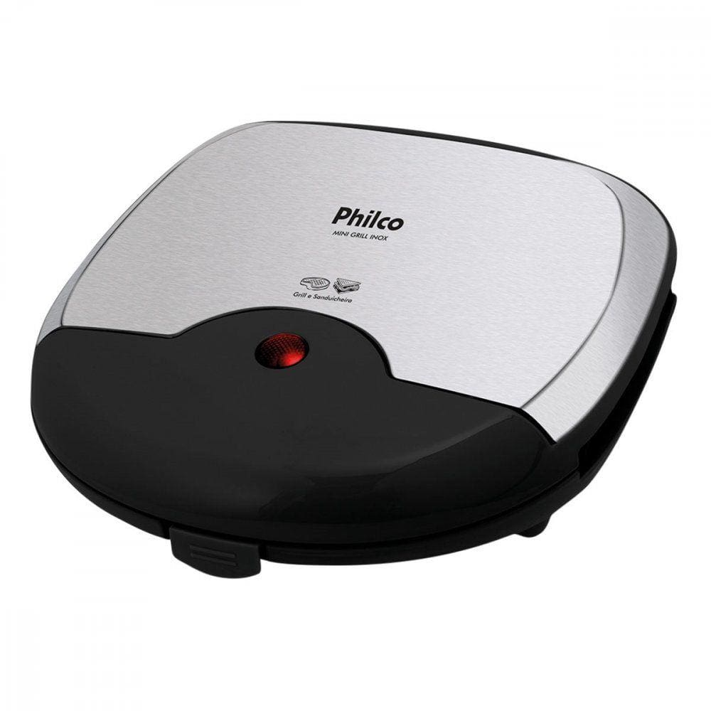 Mini Grill Philco - Inox/Preto - 110V