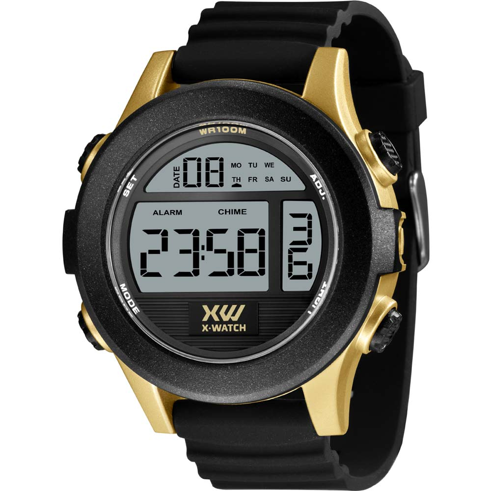 Relógio Digital X-Watch Masculino Esportivo XMPPD669PXPX