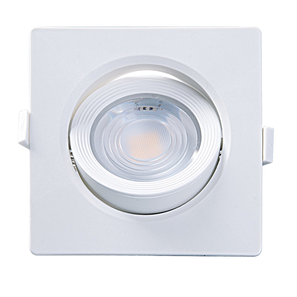 Spot de Led Embutir Alltop Par20 Quadrado 7W Bivolt Taschibra 3000K Luz Quente