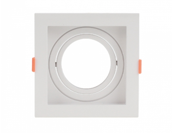 Spot De Embutir Linha Modular Branco 10X10 - Hevvy - O-130Mr11Bc