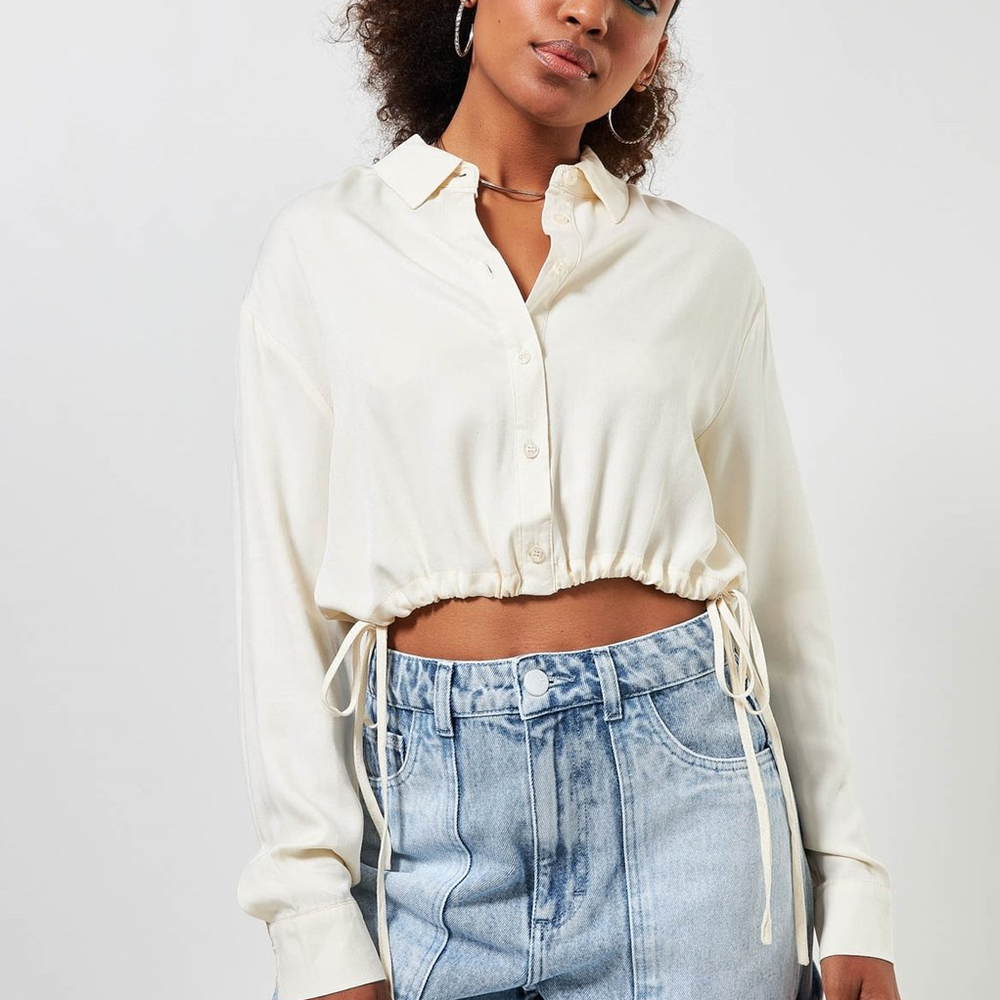 Camisa Cropped Amarração