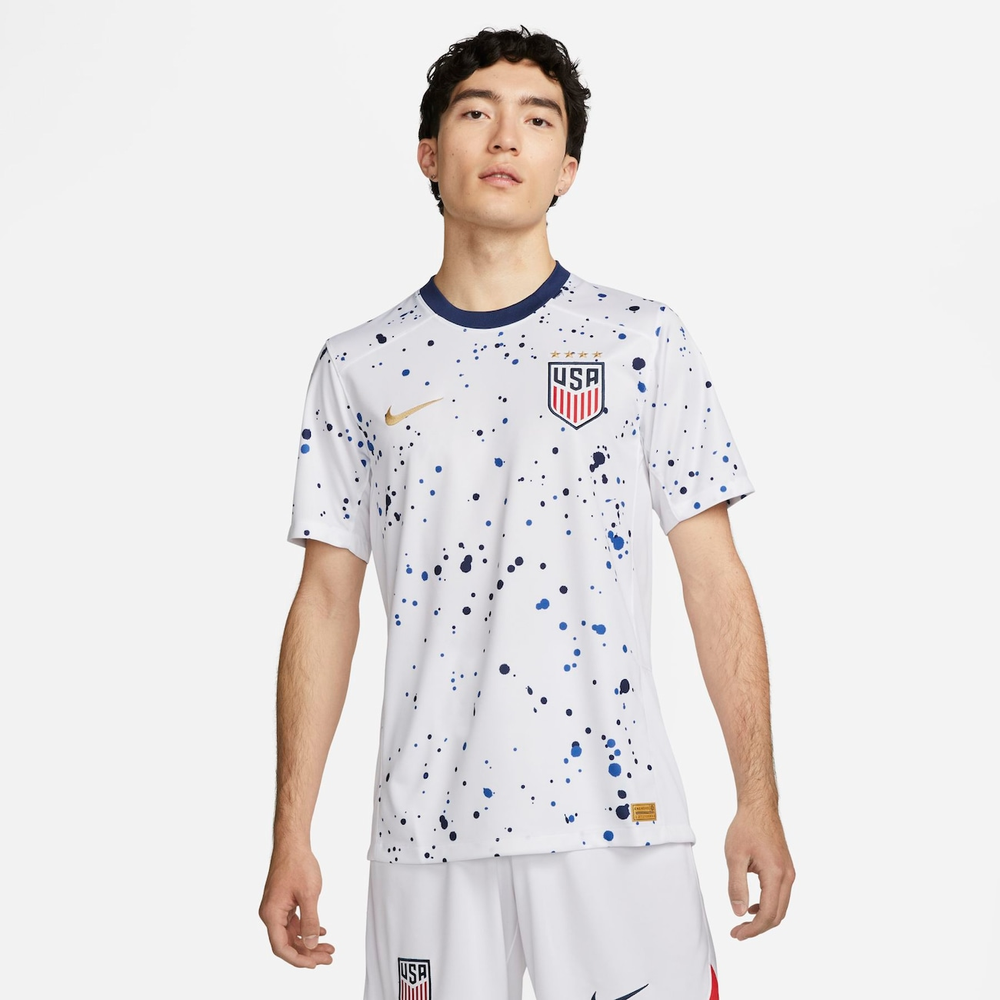 Camisa Nike Estados Unidos I 2023/24 Torcedor Pro Masculina