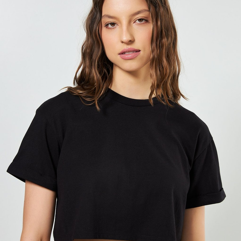 Camiseta Cropped Básica