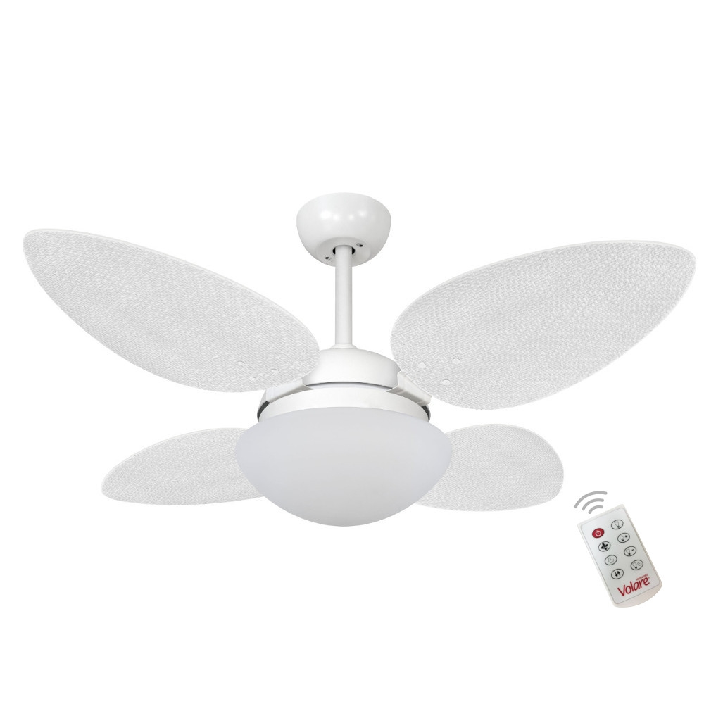 Ventilador Premium Branco 127V e Controle Remoto