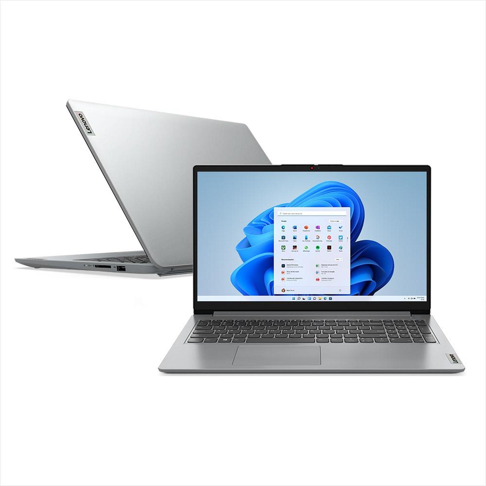 Notebook Lenovo IdeaPad 1i Intel Core i5-1235U 8GB 512GB SSD Windows 11 Home 14" 83AF000EBR