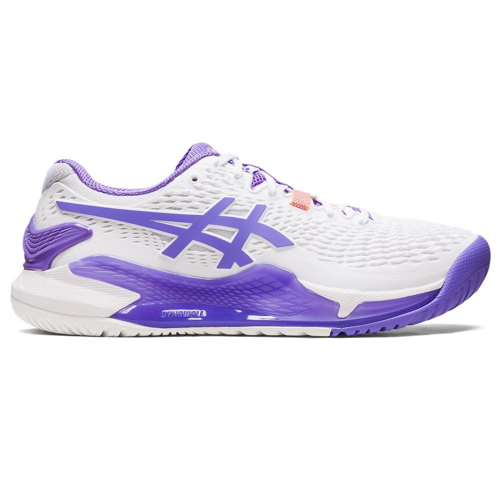 Tênis ASICS GEL-Resolution 9 - Feminino - Branco