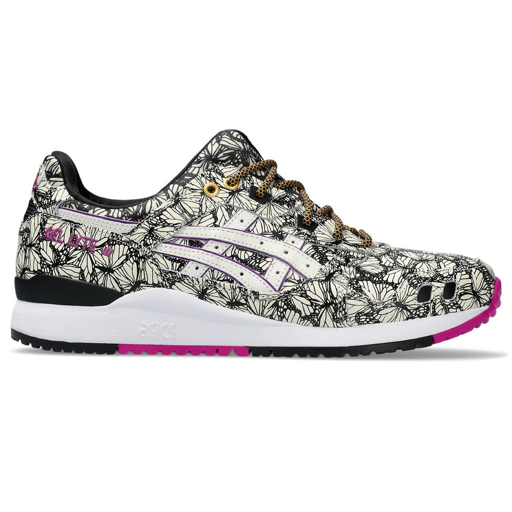 Tênis ASICS GEL-LYTE III OG x ATMOS - Unissex - Creme e Preto