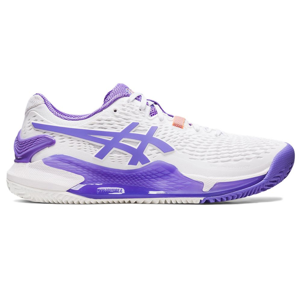 Tênis ASICS GEL-Resolution 9 Clay - Feminino - Branco