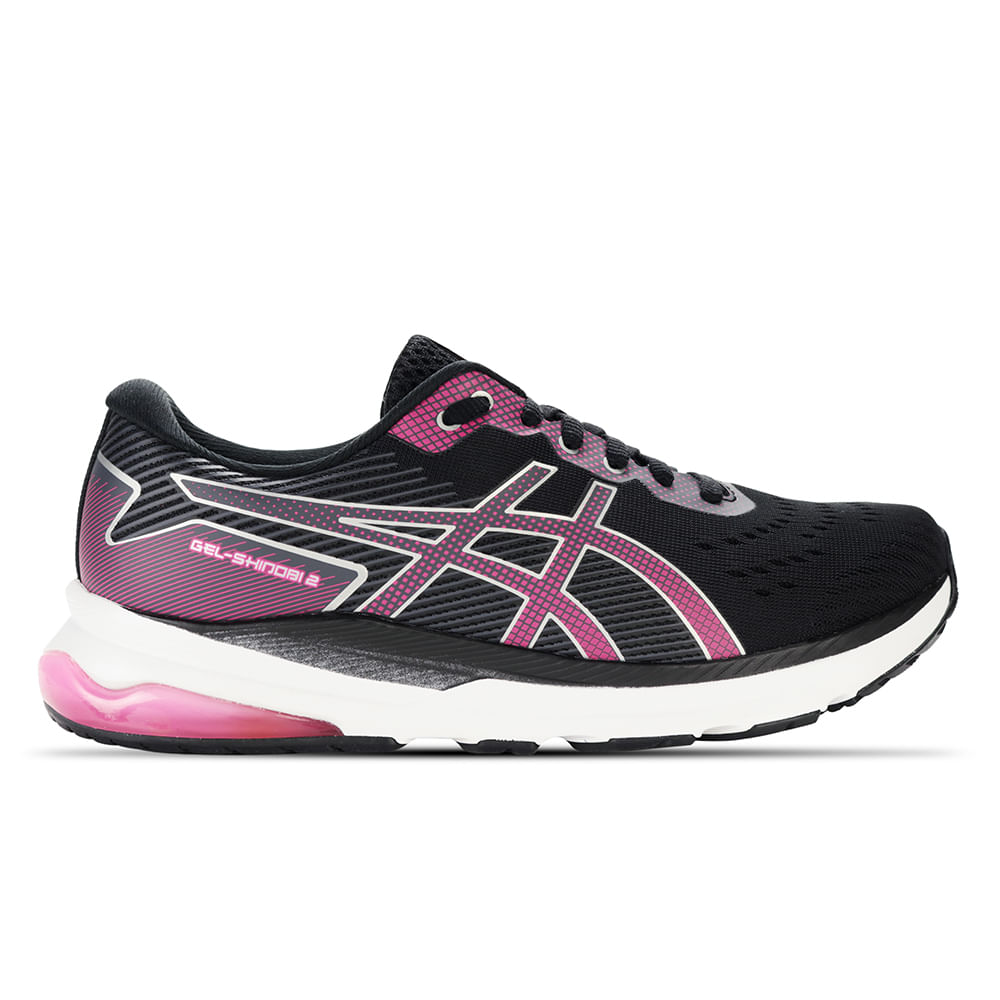 Tênis ASICS GEL-Shinobi 2 - Feminino - Preto e Rosa