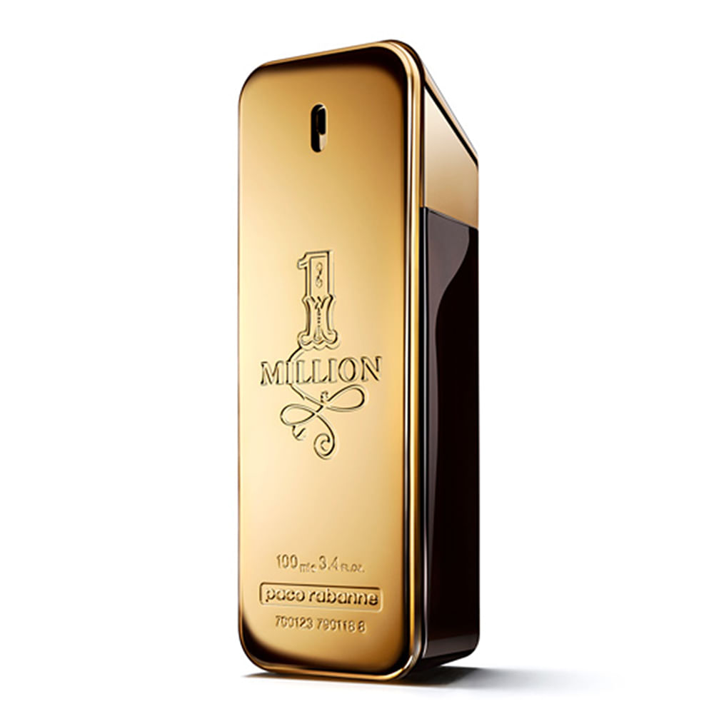 Perfume paco rabanne 1 million masculino eau de toilette 100ml Único