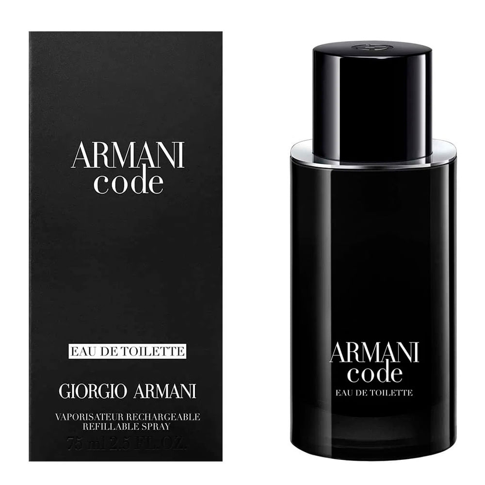 Perfume masculino code edt giorgio armani 75ml único