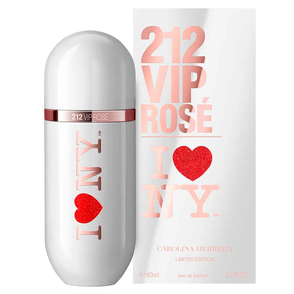 Carolina Herrera 212 Vip Rose I Love NY Eau de Parfum 80ml Único