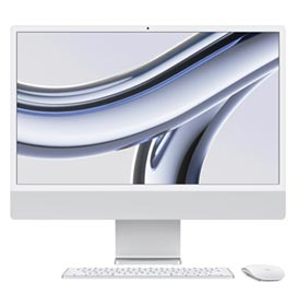 IMac 24, Tela Retina 4.5K Apple, Processador M3, (8GB RAM, 256GB) - Prateado