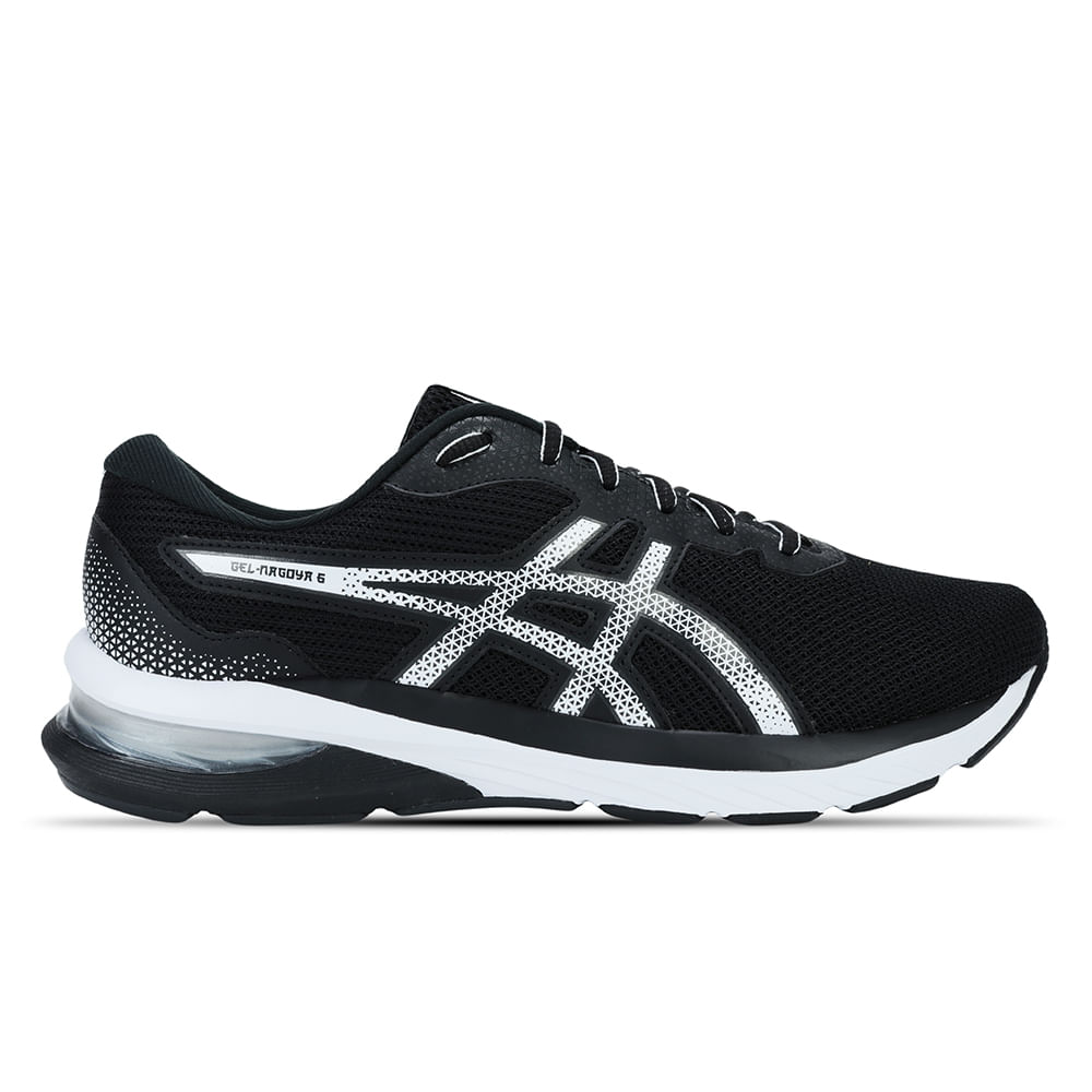 Tênis ASICS GEL-Nagoya 6 - Masculino - Preto com Branco