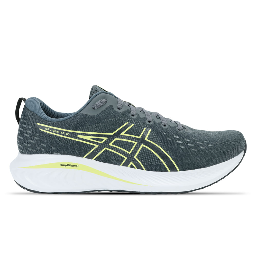 Tênis ASICS GEL-Excite 10 - Masculino - Cinza/Amarelo