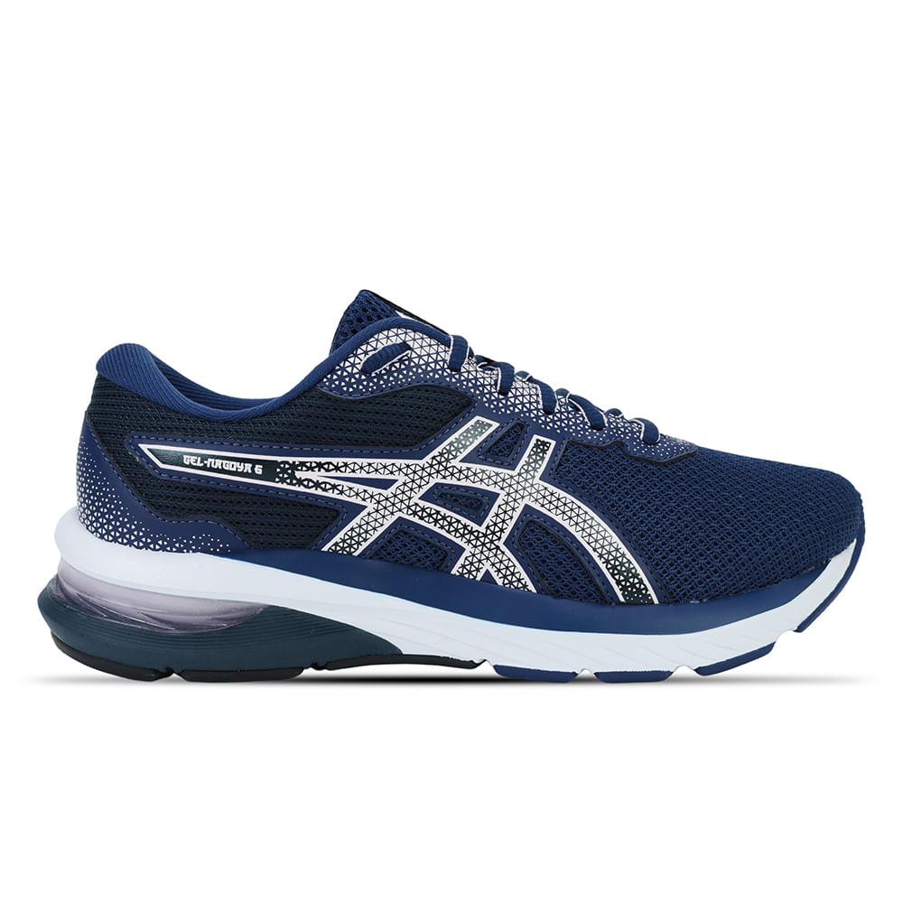 Tênis ASICS GEL-Nagoya 6 - Feminino - Azul/Rosa