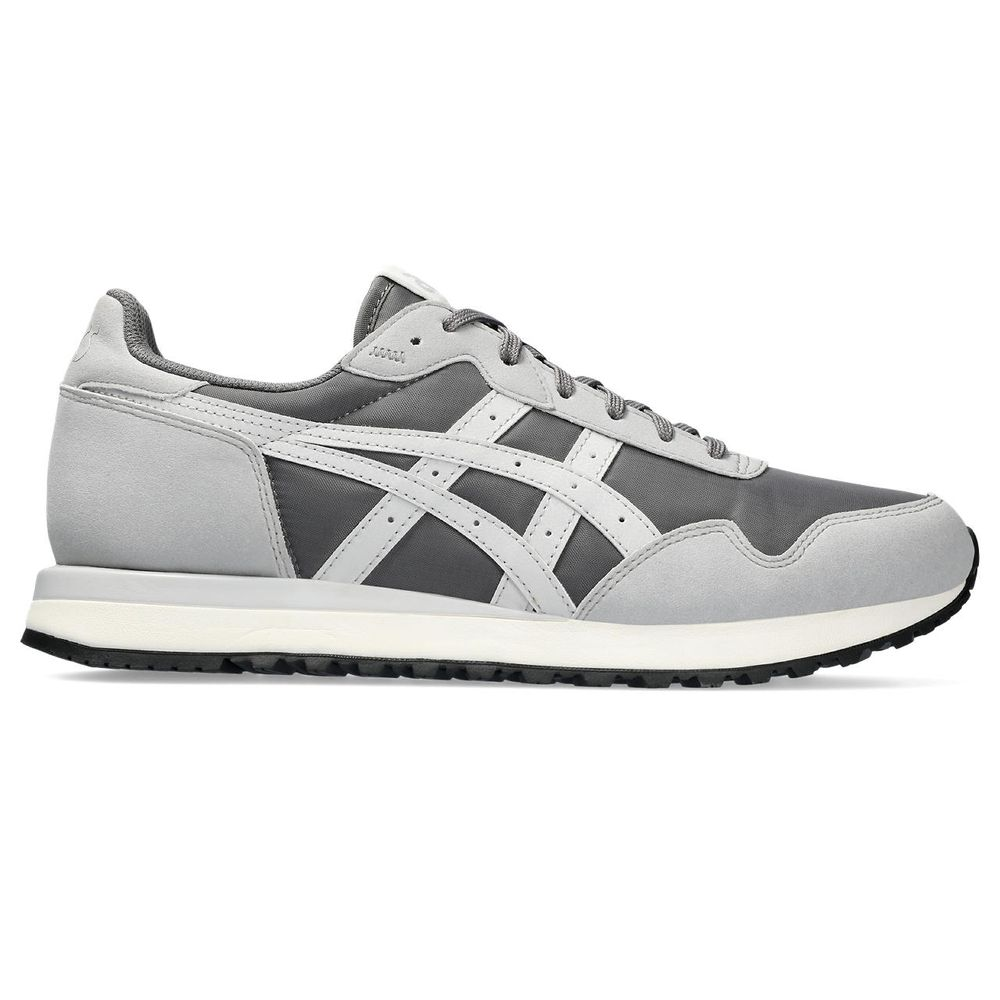 Tênis ASICS Tiger Runner II - Unissex - Cinza com Creme e Preto