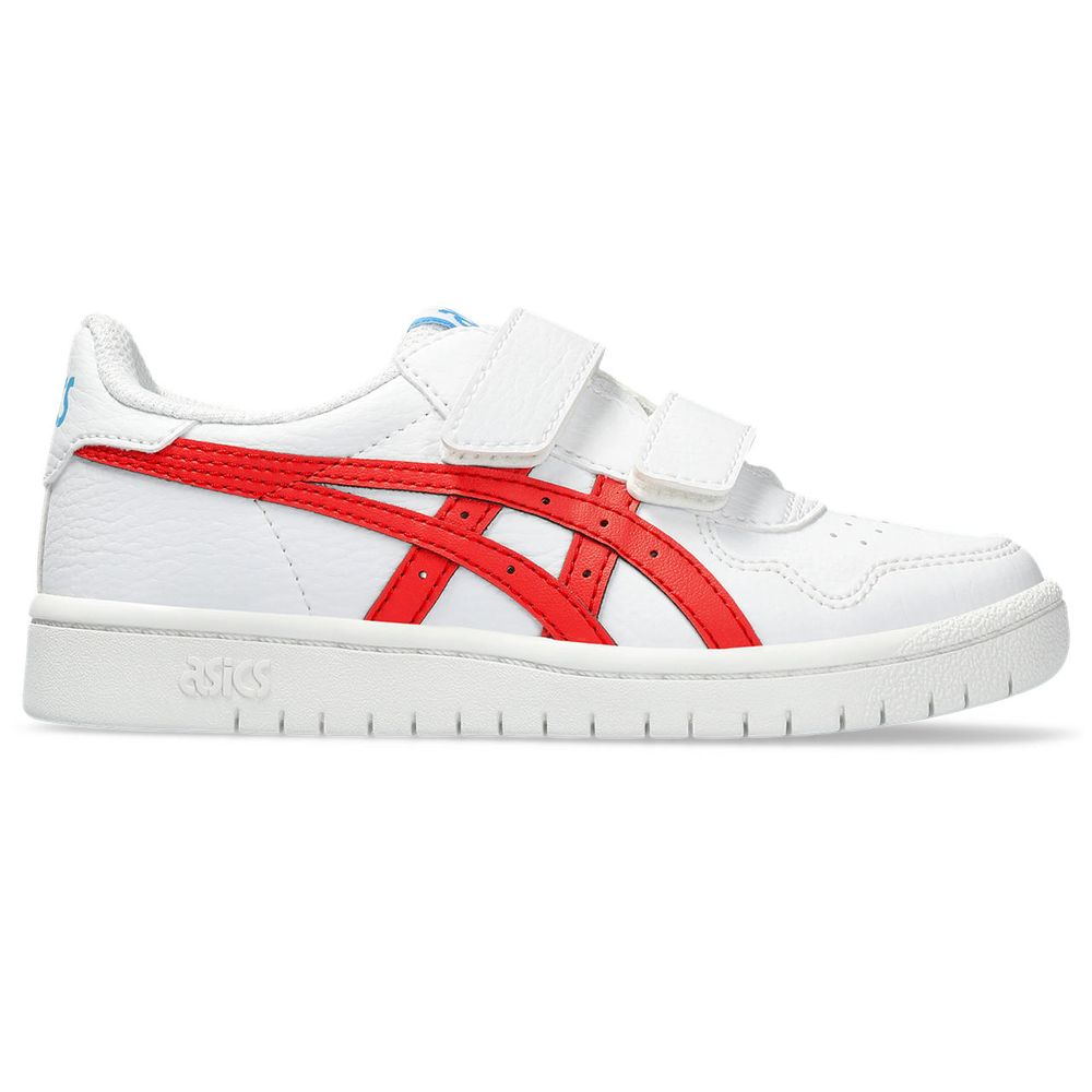 Tênis ASICS Japan S PS - Infantil - Branco com Vermelho e Azul