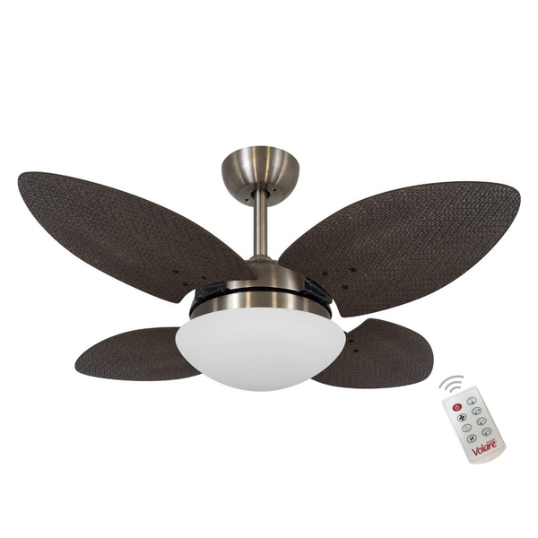 Ventilador Lil Prince Premium Tabaco 127V e Controle Remoto