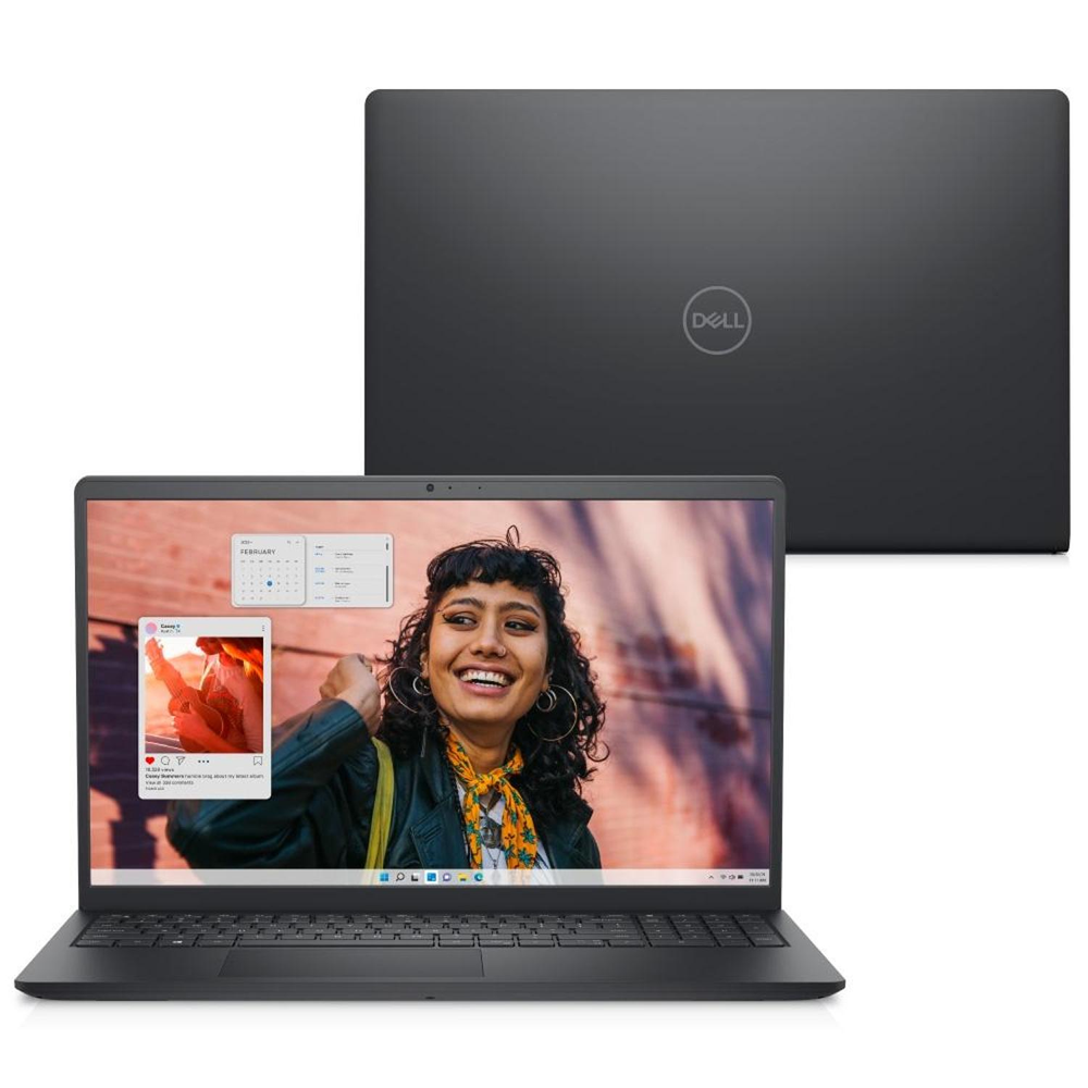 Notebook Dell Inspiron I15-I1300-M30P 15.6" Full HD 13ª Gen Intel Core i5 8GB 512GB SSD Win 11 Preto Carbono