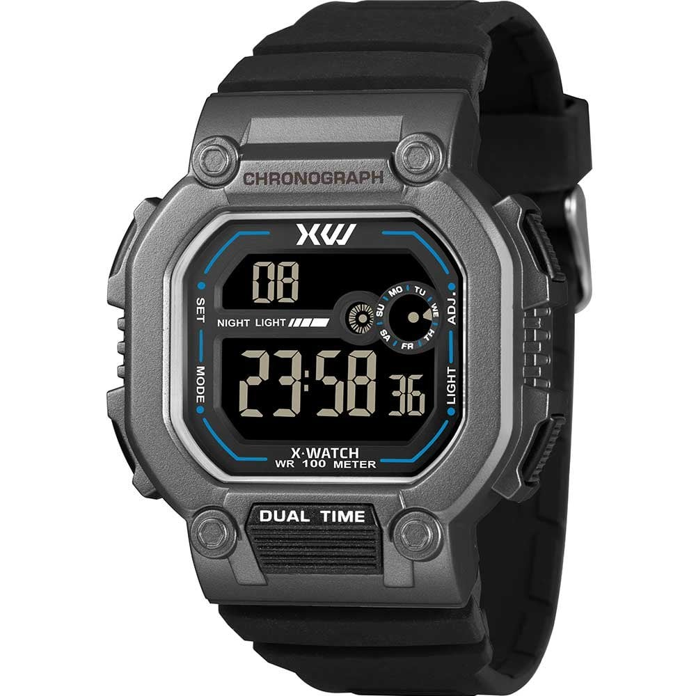 Relógio Digital X-Watch Masculino Esportivo XGPPD188PXPXXW