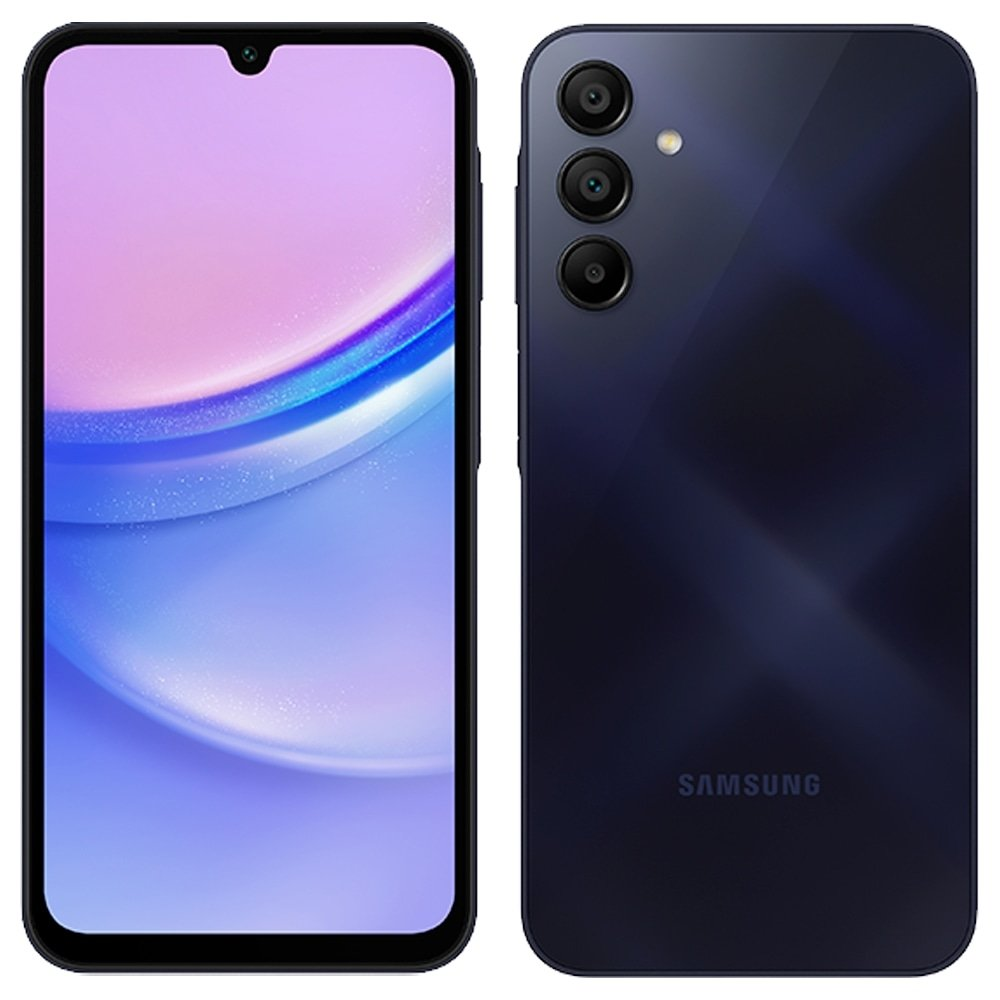 Smartphone Samsung Galaxy A15 A155M Azul Escuro | Tela 6.5", Wi-Fi+NFC, Câm. Traseira Tripla, Câm.Frontal 13MP, 8GB RAM, 256GB