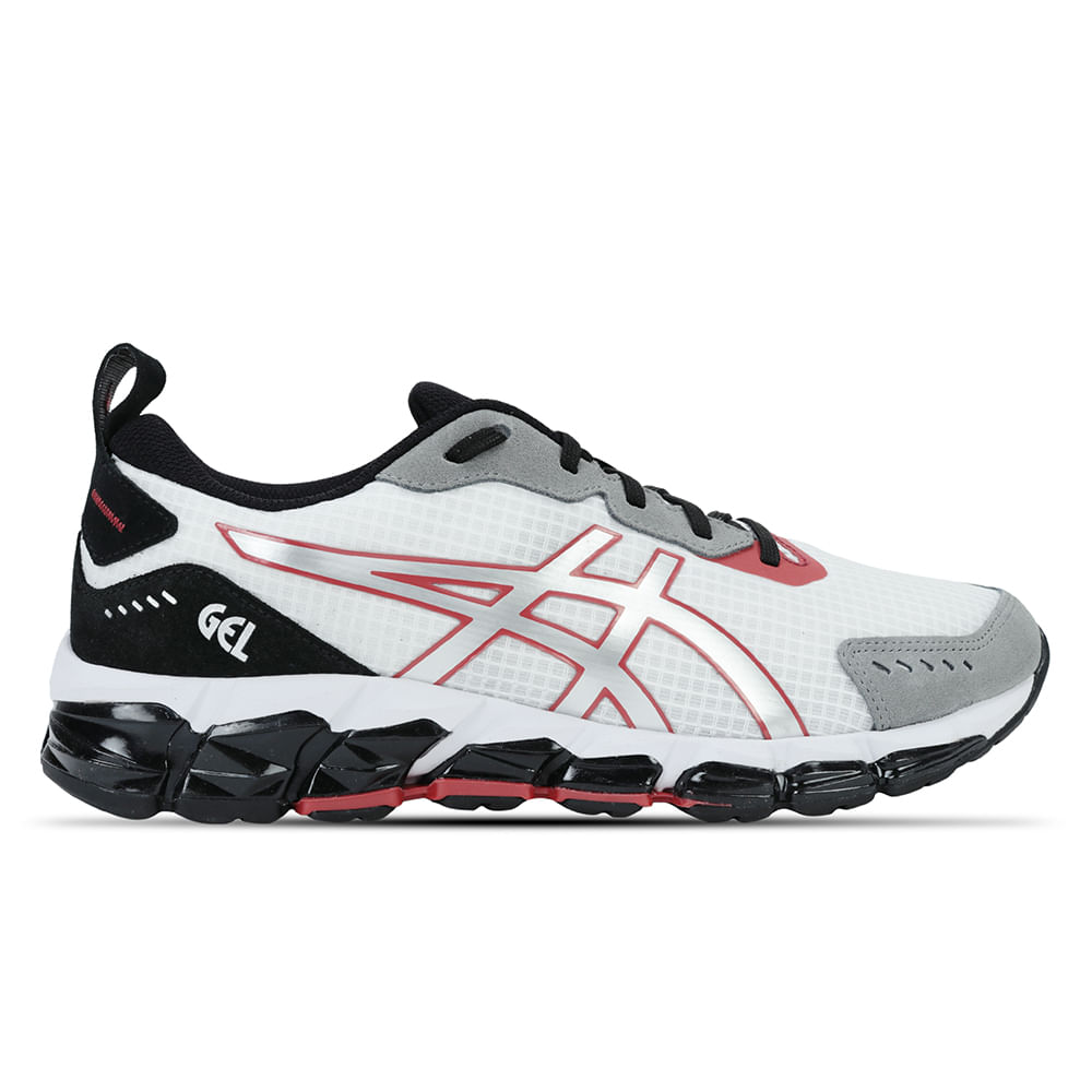 Tênis ASICS GEL-Quantum 360 CTW - Masculino - Branco e Vermelho com Cinza e Preto