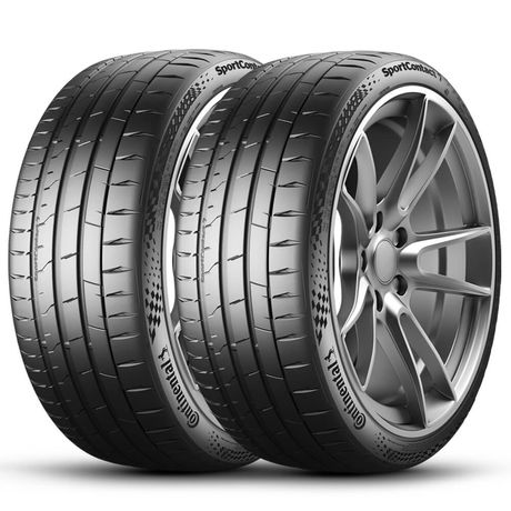 Kit 2 Pneu Aro 19 255/40R19 Continental 100Y TL XL FR Sportcontact 7