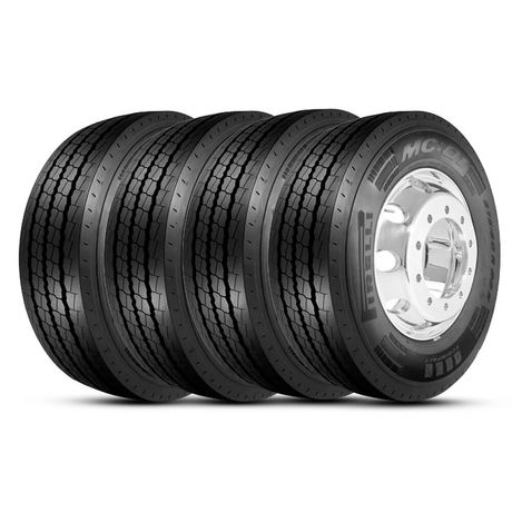 Kit 4 Pneu Pirelli Aro 17.5 215/75r17.5 126/124m MC01 Liso