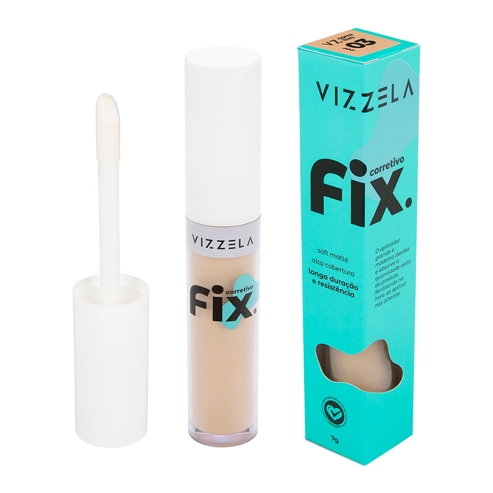 Corretivo líquido fix vizzela cor 03 7g