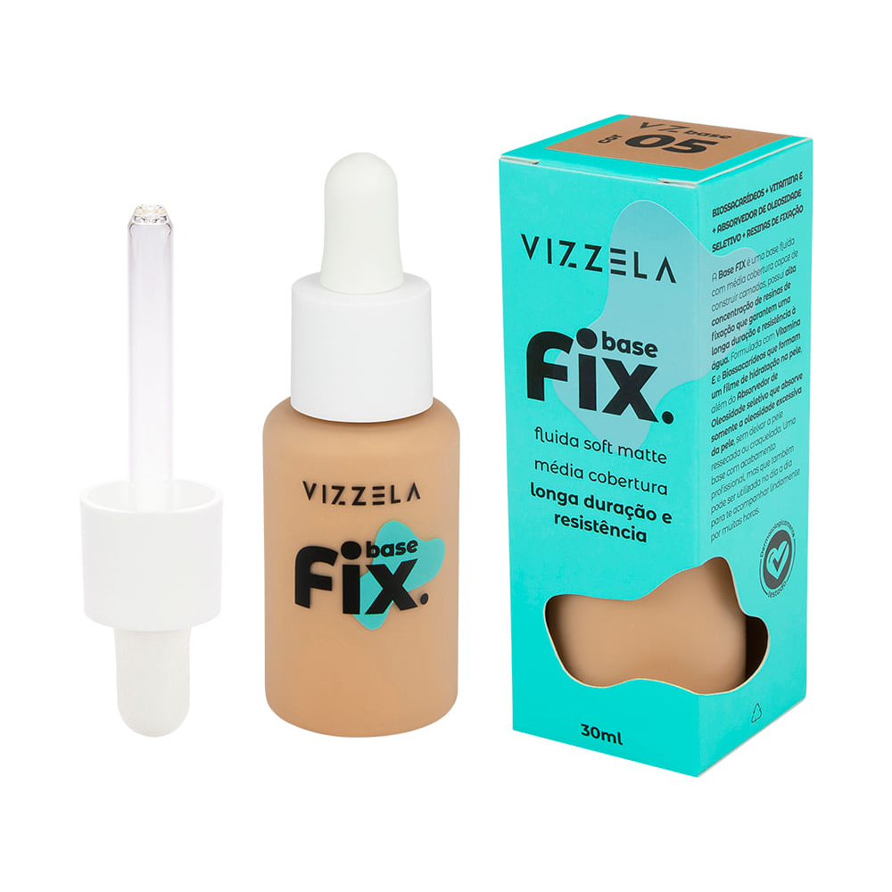 Base líquida fix vizzela cor 05 30ml