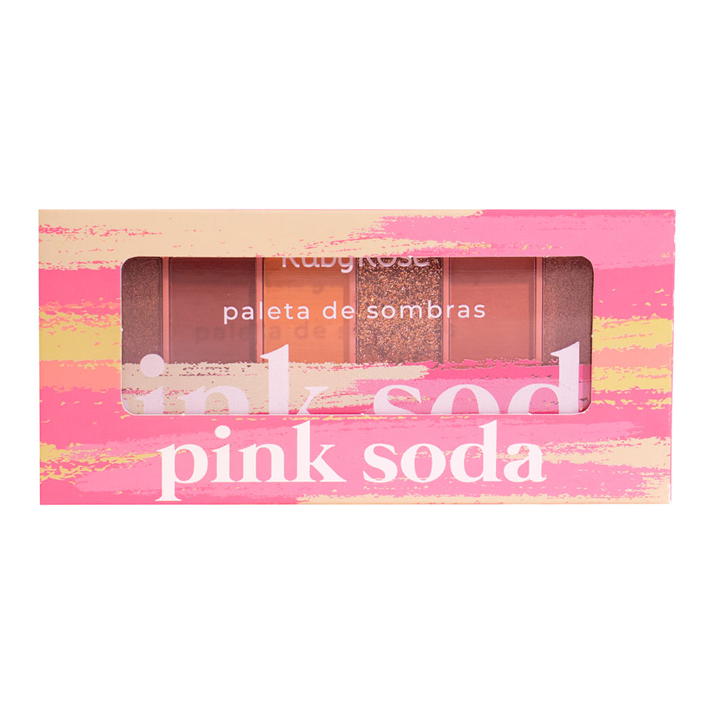 Paleta de sombra ruby rose pink soda