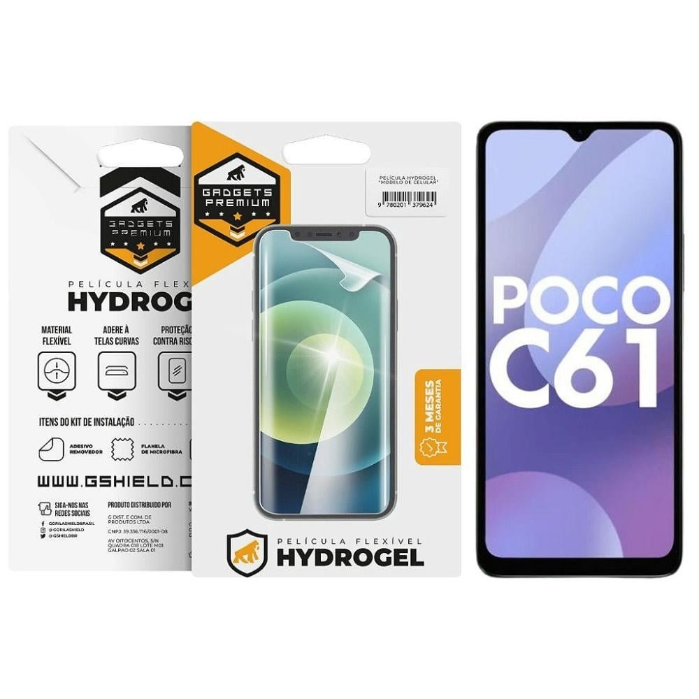 Pelicula para Xiaomi Poco C61 - Hydrogel Gamer Fosca - Gshield