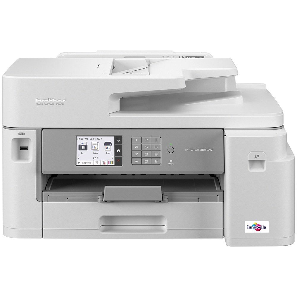 Multifuncional Brother MFCJ5855DW, Jato de Tinta, Colorida, Wi-Fi, USB, Branco