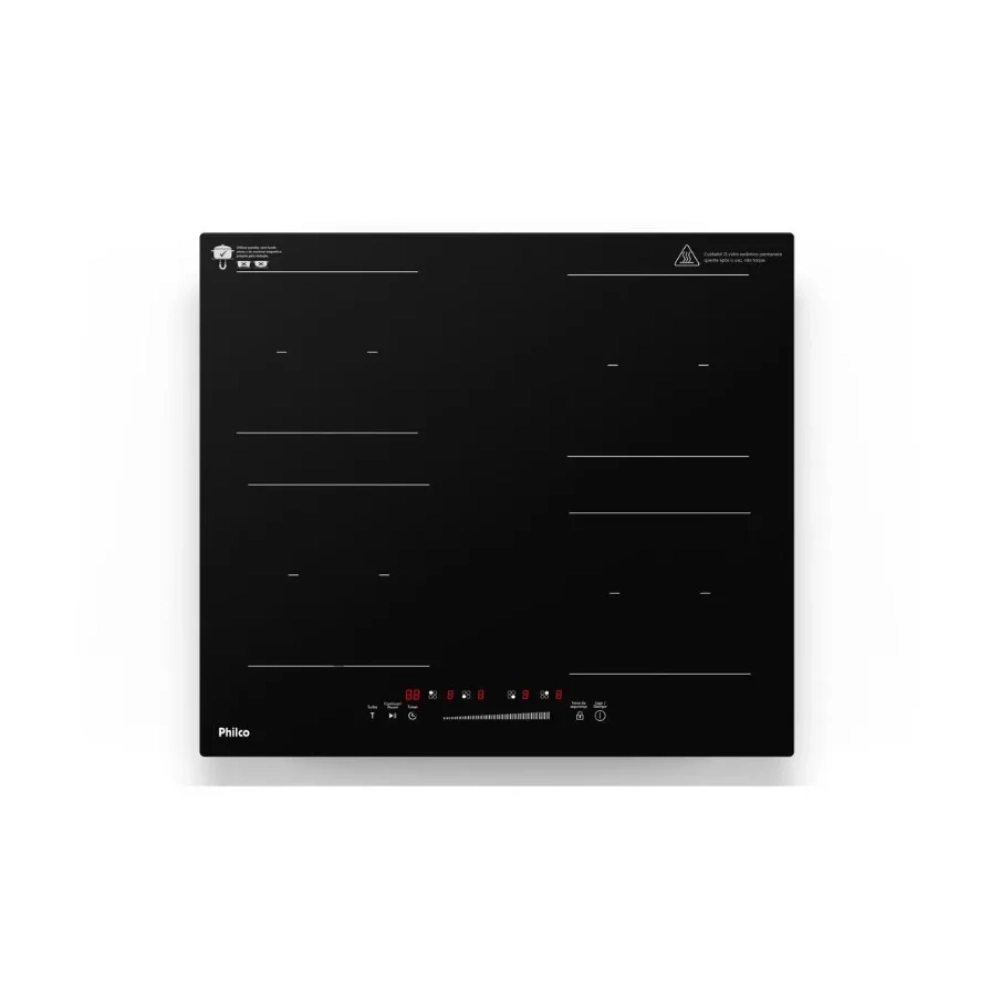 Cooktop De Indução Philco PCTQ1 Função Turbo 220v