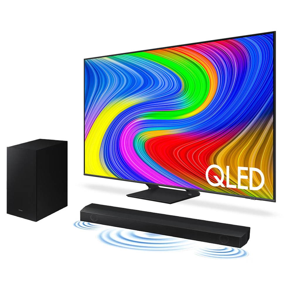 Smart 65" QLED 4K 65Q65D 2024 + Soundbar HW-B550/ZD