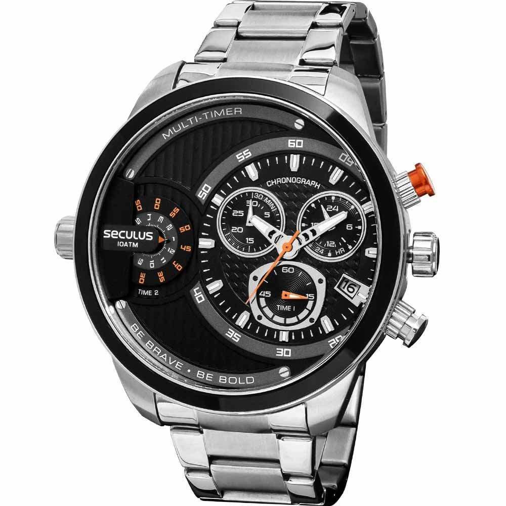 Relógio Seculus Masculino Chronograph 77183G0SVNA1