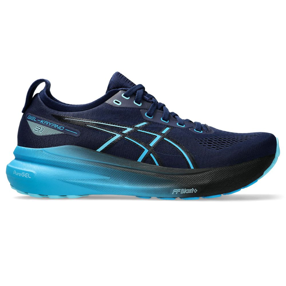 Tênis ASICS GEL-Kayano 31 - Masculino - Azul Marinho com Azul e Preto