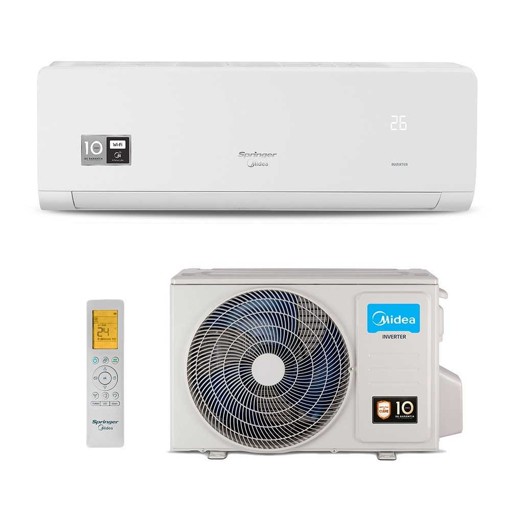 Ar Condicionado Split Hw Inverter Xtreme Save Connnect R-32 Springer Midea 12000 Btus Quen